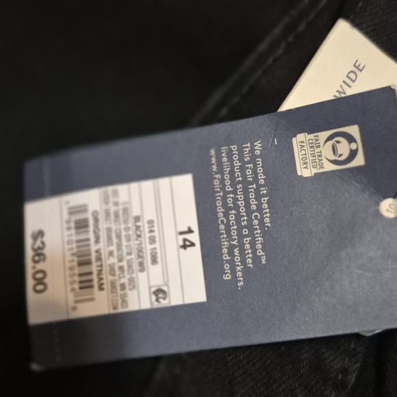 NWT Universal Thread Super Wide Leg Black Jeans - Picture 13 of 14